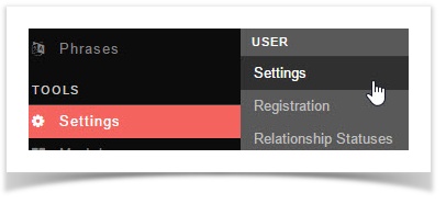 phpFox 4 User Manual > Creating Promotions > user settings.jpg