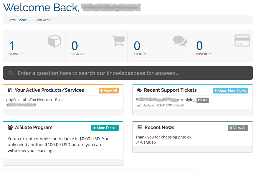 phpFox 4 User Manual > Upgrading the Product Package Type > client area _ after upgrade.png