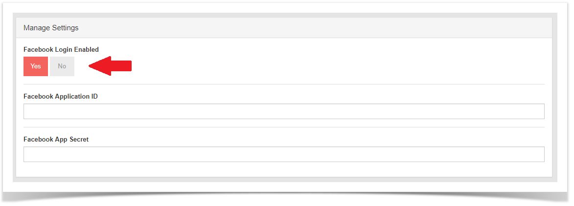 phpFox 4 User Manual > Setting Up the Facebook App > fb enabled1.png