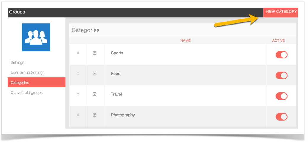phpFox 4 User Manual > Enabling and Managing the Groups App > groups app category new.png