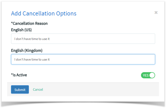 phpFox 4 User Manual > Managing and Creating User Cancellation Options > add cancellation.png