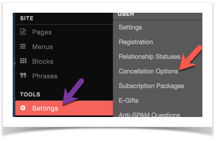 phpFox 4 User Manual > Managing and Creating User Cancellation Options > user cancel1.png