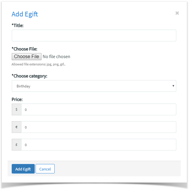 phpFox 4 User Manual > Enabling and Managing E-Gifts > add egift.png