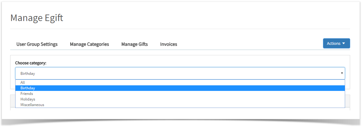 phpFox 4 User Manual > Enabling and Managing E-Gifts > egift select category.png