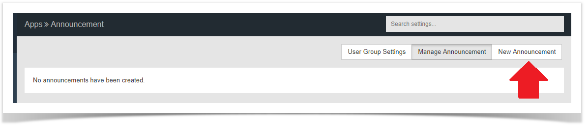 phpFox 4 User Manual > Adding and Managing Announcements > add announcement.PNG