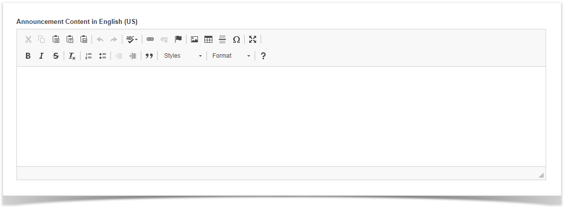 phpFox 4 User Manual > Adding and Managing Announcements > announcement content.PNG