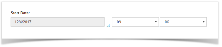 phpFox 4 User Manual > Adding and Managing Announcements > announcement start date.PNG