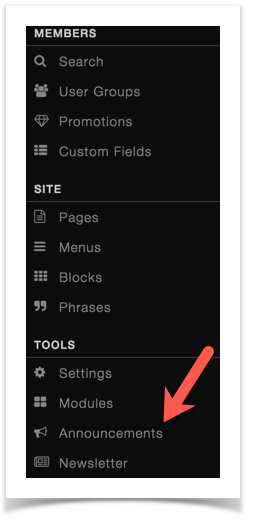 Archived Docs > Adding and Managing Announcements > announcement1.png