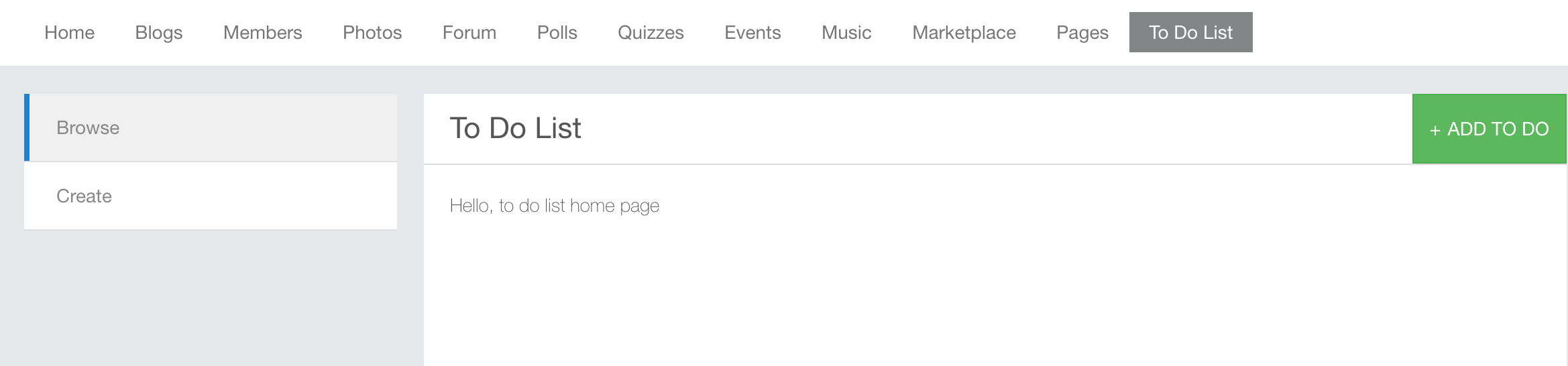 todo list form