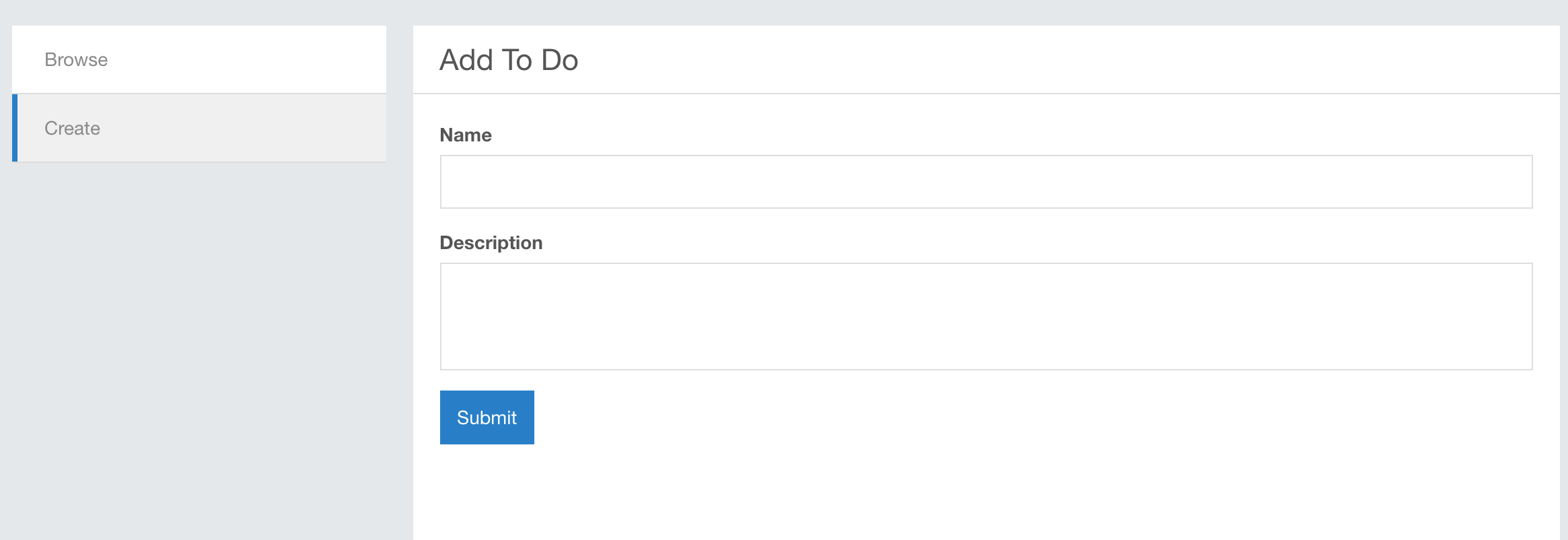todo list form