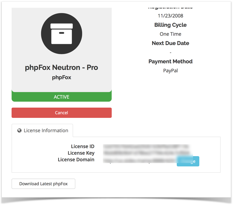 phpFox 4 User Manual > Finding your License ID and Key > download licid key.png