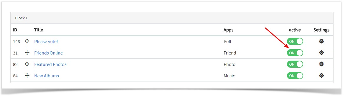 phpFox 4 User Manual > Creating or Editing Blocks > toggle list.png